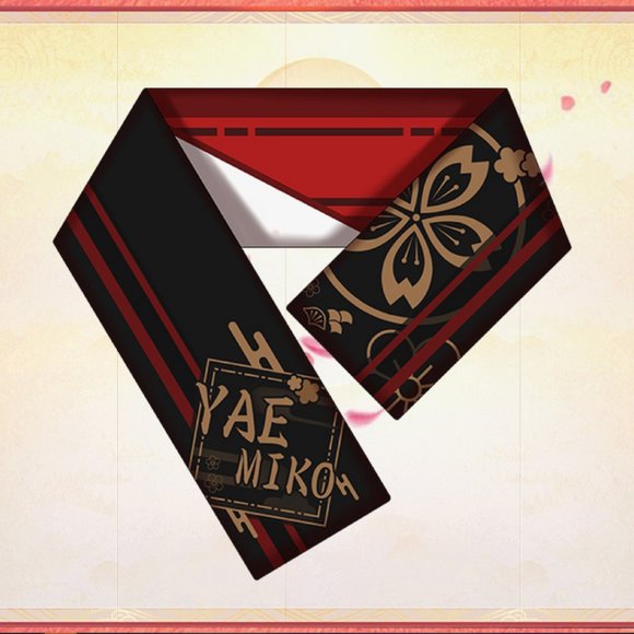 Yae Miko Sakura Emblem Scarf - Picture 1 of 2
